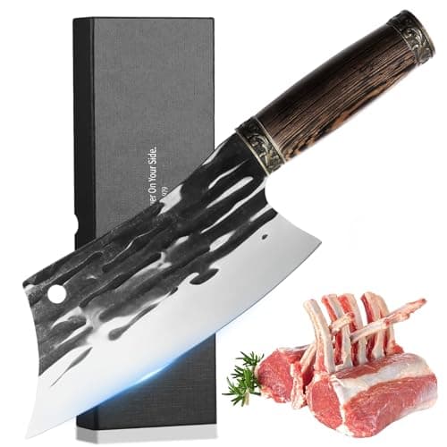 Plys Meat cleaver knife for butcher: Chinese hand forged kitchen Knives High carbon Stainless steel Meat and vegetable knife - Image 1