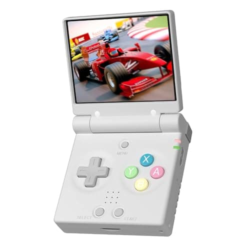 Miyoo Mini Flip Retro Handheld Game Console, 2.8 Inch 750*560 IPS Screen, Portable Linux Emulator Handheld, Gift for Men & Women, White - Image 1