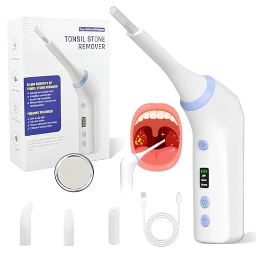 Upgraded Electric Tonsil Stone Remover – Gentle Precise and Safe Removal with 3-Type Adjustable Suction & LED Light – Food-Grade Material,Rechargeable & Waterproof - Image 1