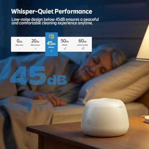 Ultrasonic Retainer Cleaner Machine 48kHz Denture and Aligner Cleaning Pod for Mouth Guards Night Guards Dental Trays Braces Toothbrushes Jewelry with 200ML Capacity (Green) - Thumbnail 6