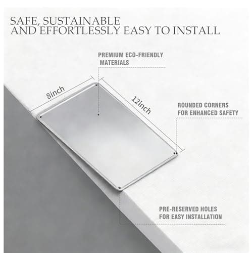 Parking Security Warning Sign – “Lock Your Car, Take Your Keys, Hide Your Belongings” Metal Tin Sign, Garage & Parking Lot Safety Notice, Shop & Property Warning, 8 x 12 Inch - Thumbnail 5