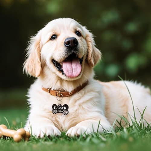 YEHANTI Dog Tags Personalized for Pets with Name Pattern Art Design - Engraved with Laser - Stainless Steel Cats Dogs ID Tags - Stylish Dog Collar Accessories (Hollow Bone) - Thumbnail 5