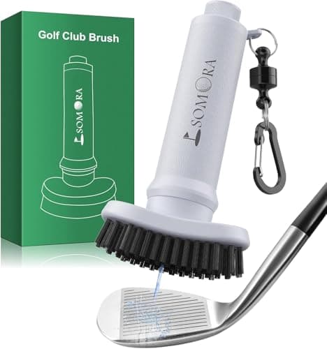 SOMORA Pro Golf Club Cleaner Water Brush - Golf Accessories for Men, Squeeze Bottle Cleaning with Nylon Bristles Head - Golf Clubs Brush with Magnetic Retractable Clip - Image 1