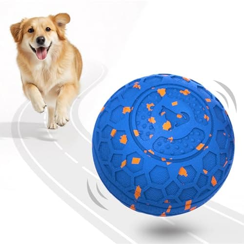 Fsitego Dog Balls: Interactive Dog Ball Auto Rolling - Interactive Dog Toys for Aggressive Chewers - Bouncy & Throwable, Type-C Rechargeable, Washable, for Small & Medium & Large Dogs – Blue - Image 1