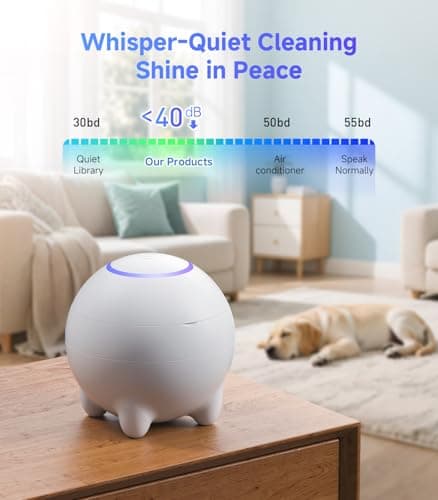 Ultrasonic Jewelry Cleaner Machine, 45KHz Retainer Cleaner Ultrasonic Professional for Dentures, Ring, Earrings Sterling Silver Deep Cleaning with 4 Modes, Timer, Low Noise, 304 Stainless Steel Tank - Thumbnail 6