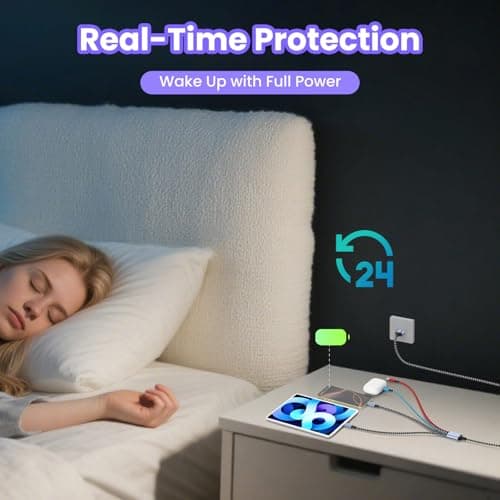 Dual Type-C Ports USB Multi Charging Cable Cord, 4 in 1 Charging Cables for Multiple Devices, Multi Charger Phone Charger Cord with iPhone 17/IP/Micro Port for iPhone 16-12/Android/iPad(5FT 2Pack) - Thumbnail 5