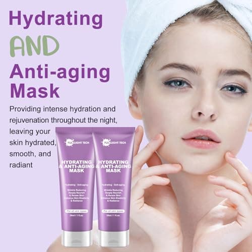 Skin Care Set,7 PCS Anti-aging,Firm Skin Care Kit,Women Skincare Gift Set W/ Facial Mask, Cleanser, Toner, Serum, Face Cream Travel-friendly Women Face Care Mom Gifts for Christmas Birthday Valentines - Thumbnail 4