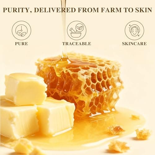 ICIKOL Organic Beef Tallow Honey Balm, Whipped Moisturizer for Face and Body, Grass-Fed Tallow Cream for All Skin Types, Orange Blossom Scent, Non-Greasy Day & Night Skincare, 5.3 oz - Thumbnail 6