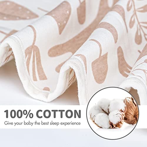 ANYEDDE Baby Transitional Swaddle Sleep Sack - Newborn Swaddle Transition Bag with Removable Cuffs Arms Up Design, Free Wearable Blankets, Pink & Rabbit (3-6 Month) - Thumbnail 5