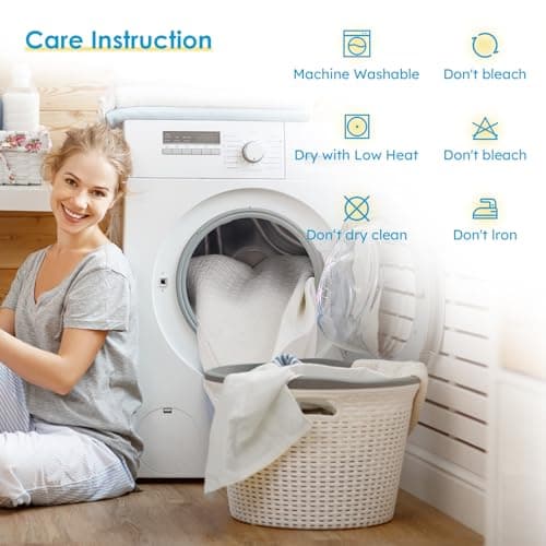 Cozymaker Queen Size 100% Waterproof Mattress Protector, Cooling Mattress Cover Fitted 8-21" Deep Pocket, 3D Air Fabric Soft Breathable Bed Mattress Pad Cover Noiseless Washable - Thumbnail 6