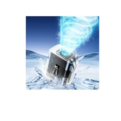 Portable Waist Fan, 5-Speed 14800RPM Strong Airflow Portable Fan[Max 25H Working Time], Hands-Free Neck Fan, Rechargeable Wearable Belt Fans for Camping/Outdoor/Jobsite/Travel/Farms(Jet Black) - Image 1