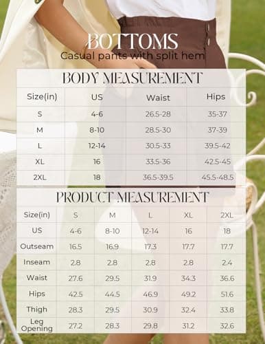 GRACE KARIN Womens Shorts Casual 2026 Summer Linen Elastic High Waist Button Shorts Beach Vacation Clothes Brown L - Thumbnail 6