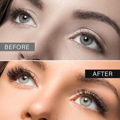 Magnetic Eyelashes, Effectively Natural Look False Lashes without Eyeliner, Light Weight & Waterproof Magnetic Eyelashes No Glue-Black - Thumbnail 5