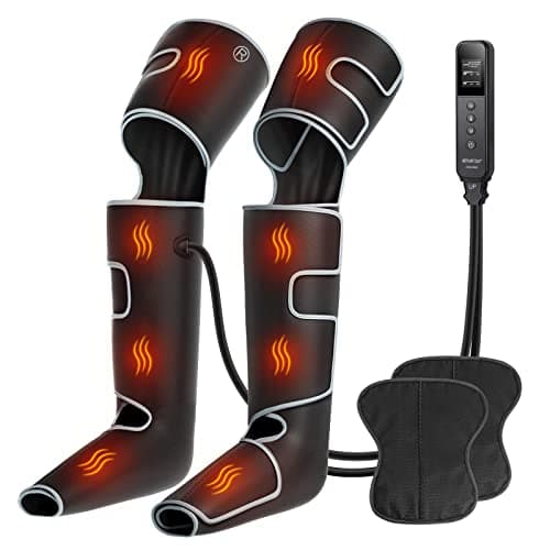 CINCOM Leg Massager with Heat and Compression, 3-in-1 Foot Calf & Thigh Massager for Circulation and Pain Relief Helpful for Lymphedema Edema Restless and Relaxation FSA - HSA - Image 1