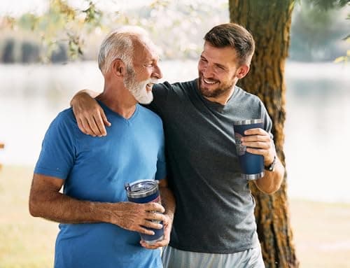 DLOCCOLD 50th Birthday Gifts For Men Tumbler 20oz - 1975 50th Cool Birthday Gift for Him 50 Year Old Men, Dad, Husband, grandpa - Present Turning 50 Year Old, Birthday Decorations Vintage 1975 Tumbler - Thumbnail 6