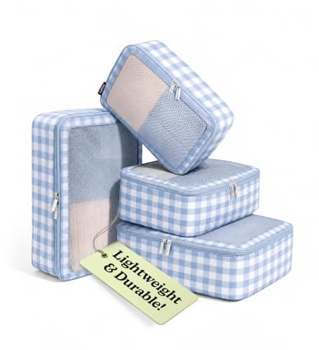 Vandel TSA-Friendly Packing Cubes for Carry On, Mesh Suitcase Organizer Bag