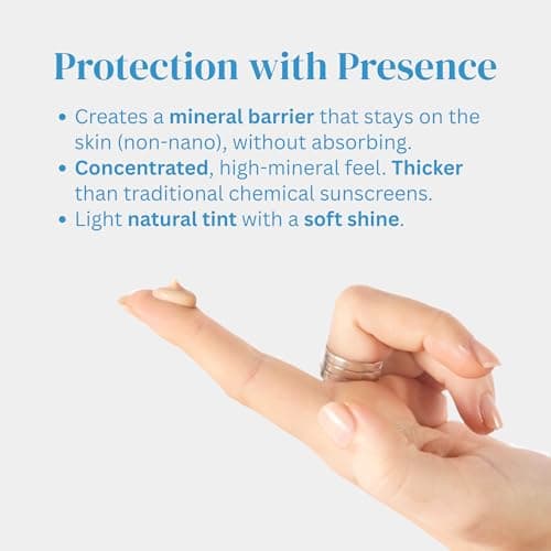 Koobarra Mineral Face Sunscreen SPF 50, Tinted Aussie Zinc Oxide Sunblock with Hydrating Hyaluronic Acid, Reef Safe, Natural, Vegan, Australian Made, Great for Sensative Skin, Unscented, 100g 3.4oz - Thumbnail 4