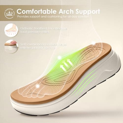 Vilanva Women's platform sandals Black Size 6 - Thumbnail 3