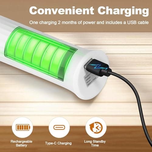 Rechargeable Milk Frother Handheld Electric Frother Wand Coffee Foam Maker with 2 Stainless Stee Whisks & 3 Speeds,Drink Mixer Handheld for for Latte, Cappuccino, Hot Chocolate, Matcha, Egg (Black) - Thumbnail 5