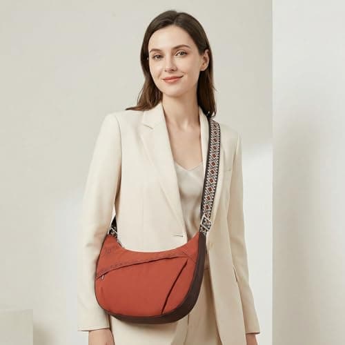 Xieyiwei Crossbody Bags for Women Lightweight Large Capacity Messenger Shoulder Bag Purses for Women with Adjustable Strap for Travel & Shopping - Thumbnail 2