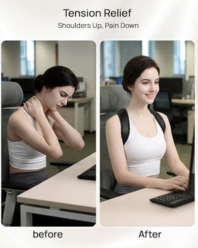 Playire Anatomical Y-Shape Upper Back Posture Corrector For Women, Superior Fabric Back Straightener Posture Brace For Women，Invisible Confidence & Maximum Breathability,Office Essential - Thumbnail 3