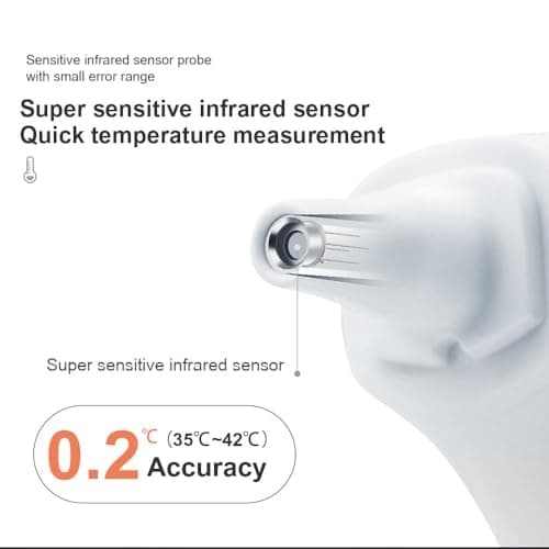 Berrcom 2-in-1 Infrared Forehead Ear Thermometer Medical All Ages - Thumbnail 6