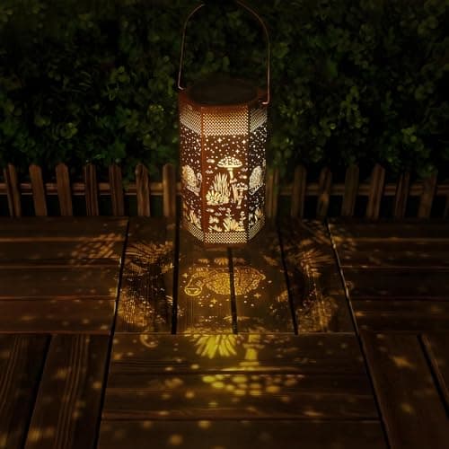 Turtles Solar Lantern Outdoor Waterproof - Mothers Day Gifts for Mom Grandma - Birthday Day Gifts for Women, Garden Decor Solar Lights Outdoor - Thumbnail 4