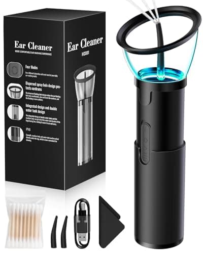 STYNGT Ear Wax Removal, Safe and Rechargeable Ear Cleaner with 4 Modes, Electric Ear Cleaning Kit with USB, IPX6, Water Resistant Earwax Removal Tool Gifts - Image 1