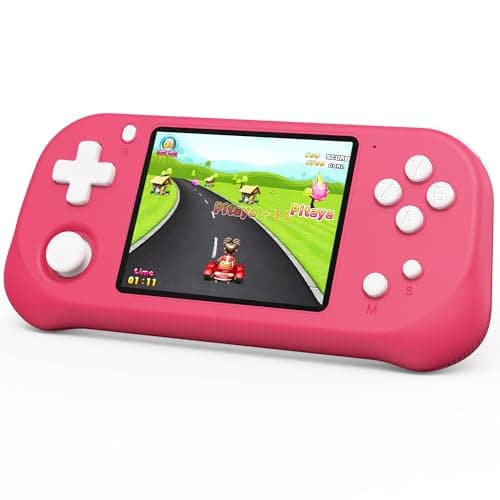 Beijue Handheld Game for Kids with 3.5'' IPS Screen 139 Preloaded 32 Bit Electronic Video Games, Portable Rechargeable Gaming Player Toy for Boys Girls Seniors Gift (Vivid Magenta) - Image 1