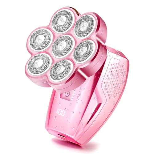 Electric Razors for Women Legs: 120 min Long Time Use Rechargeable Electric Shaver for Women - Waterproof Wet & Dry Hair Remover - Trimmer for Lady Face Public - Image 1