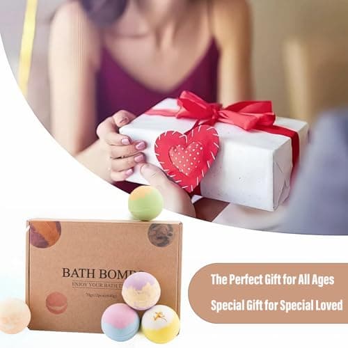 Timistars Bath Bombs Gift Set with Natural Essential Oils for Women – Aromatherapy Holiday Gifts Ideas. 12 Pcs Christmas Bath Bombs Gifts for Women Men and Teen - Thumbnail 5