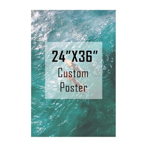 ZXDZSM Personalized Custom Canvas Poster(Unframe,24"X36"): Upload Your Image/Photo - Custom Personalized Photo to Poster Printing, Wall Art Prints ﻿ - Image 1