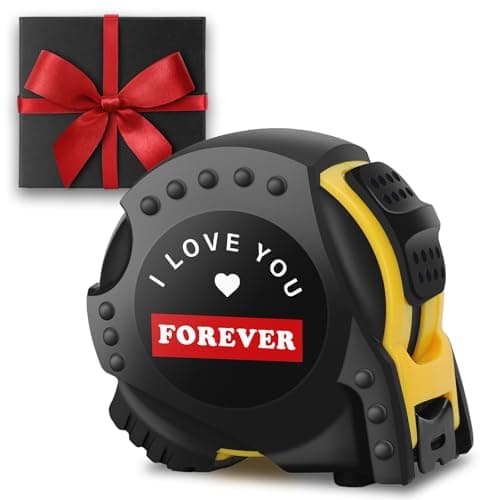 SANTAPICK Tape Measure, Wedding Anniversary for Husband, I Love You Gifts for Men Him