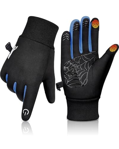YANIKY Kids Winter Gloves Boys Girls,Anti-Slip Touchscreen Thermal Gloves for Running Cycling Outdoor Activities,Ages 4-12 - Image 1
