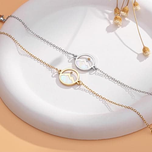 YLWJSP Teen Girl Gifts Trendy Stuff,Mustard Seed Bracelet for Women, Gold/Silver Adjustable Chain Bracelet Christian Gifts (Gold) - Thumbnail 6