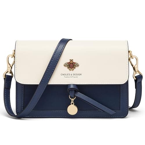 Cnoles Crossbody Bags for Women Leather Small Cell Phone Purses for Lady Mini Travel Purse Shoulder Bag with Adjustable Strap - Image 1