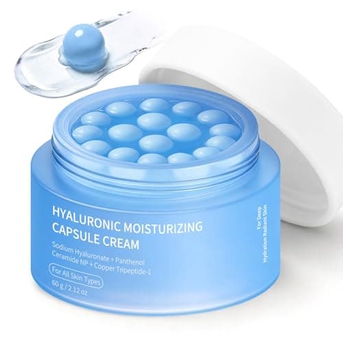 FIUMOT Hyaluronic Capsule Cream | Long-Lasting Hydration, Barrier Support & Daily Moisture Care for All Skin Types | Panthenol & Ceramides 2.12 oz - Image 1