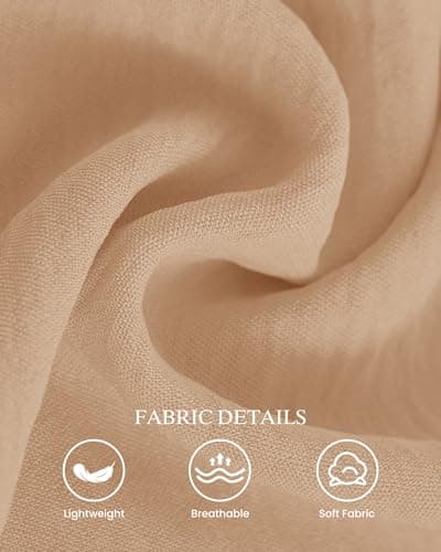 PRETTYGARDEN Women 2 Piece Summer Outfits Short Sleeve Strappy Top Wide Leg Pants Tracksuit Lounge Sets Beach Clothes(Khaki,XX-Large) - Thumbnail 6