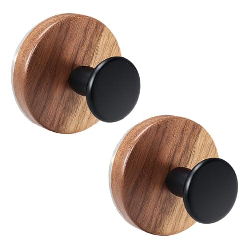 Suction Cup Hooks for Shower Heavy Duty 11 LB Strong, No-Drill Shower Hooks for Inside Shower, Waterproof Towel Hooks for Bathroom, Glass, Window, Mirror, Door, Loofah & Coat Holder(2, Black) - Image 1