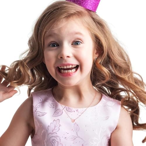 Turandoss Necklaces for Girls S Initial Necklace, 14K Rose Gold Letter Necklace for Women Girls Heart Engraved Alphabet Initial Necklace for Girls Jewelry - Thumbnail 2