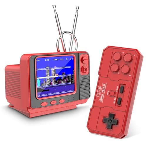 Retro Handheld Game Console - GV300S JALECO+168 Classic Games Mini TV Style with 3.0 Inch IPS Screen, Save Search, Support 2-Player & Dual Console Type-C Link