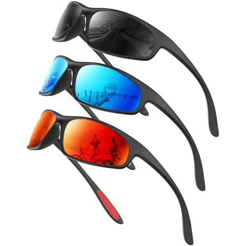 KALIYADI Mens-Sunglasses Polarized Sunglasses-Men Sports: Sport Sun Glasses for Running Cycling Fishing with UV Protection - Image 1