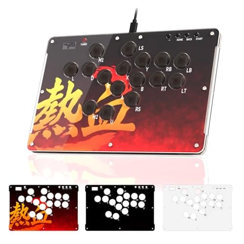 RK ROYAL KLUDGE T16 Arcade Stick 16 Keys with Custom RGB & Hot Swap, All-Button Arcade Controller for PC/Ps3/Ps4/Switch/Steam, SOCD & Turbo Functions, GP2040-CE - Image 1