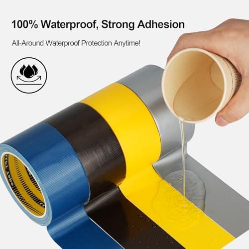 LLPT Duct Tape Dark Brown Premium Grade 2.36 Inches x 108 Feet Heavy Duty Easy Tear Strong Adhesive for Moving Packing Color Coding Art Craft DIY Projects Repair (DT254) - Thumbnail 2