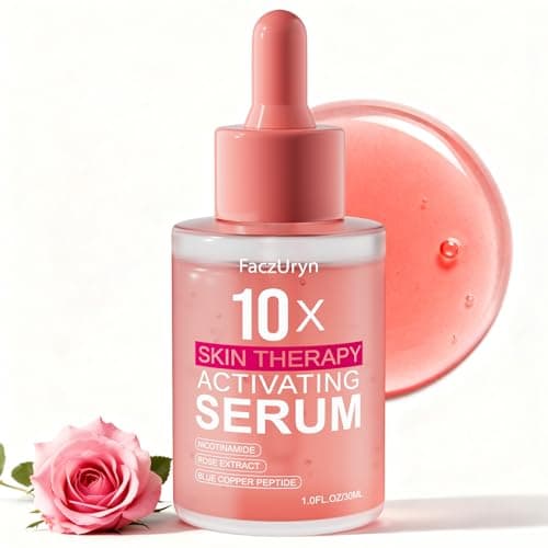 Red Light Therapy Serum, Red Light Therapy Activation Serums Amplify Effects & Reduce Wrinkles with Hydrating, Vitamin E Redlight Serum for Face, Rose Extract Facial Serums for Women, 1.0 FL.OZ - Image 1