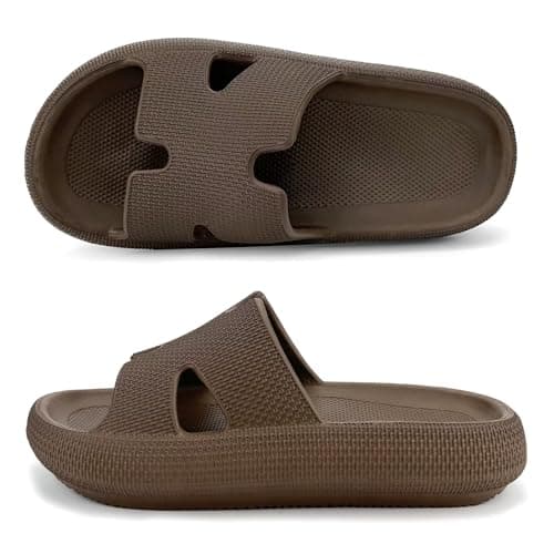 Haifago Cloud Pillow Sandals for Women Comfort Recovery Slides with Memory Foam, House Shower Slippers for Womens, Lightweight Thick Sole Indoor and Outdoor - Image 1
