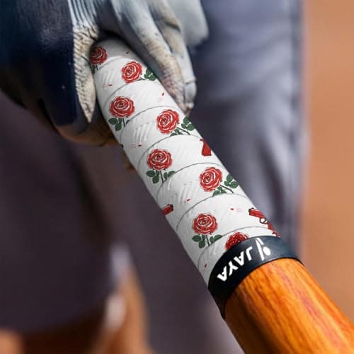 JAYA Bat Grip Tape, 2-Pack Mixed Colors, 1.1mm PU Bat Wrap with Full Adhesive Backing, Non-Slip Sweat-Wicking & Breathable Handle Grip for Baseball/Softball/Cricket Bats, 1100 x 27mm - Thumbnail 6
