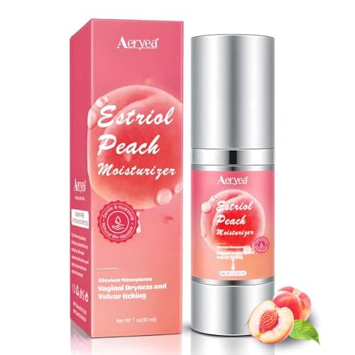 Aeryea Estriol Peach Cream for Women's - Menopausal Hormone Balance Natural Bioidentical Estrogen Silky Cream for Relief Menopausal Vaginal Dryness & Vulva Itch 1 fl. oz(2 Month Supply) - Image 1