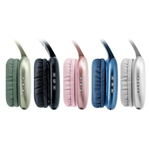 iJoy Ultra Wireless Over-Ear Bluetooth Headphones with Mic, Bluetooth Headset with Backup Wire & SD Slot, Wireless Headphones for Work, School & Gym (Green) - Thumbnail 6