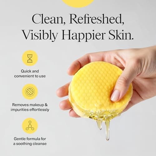 Turmeric Kojic Acid Cleansing Pads - Turmeric Face Scrub Pads with Vitamin C (30 pads), Kojic Acid and Turmeric Cleansing Pads for Exfoliation - Made With Vitamin B5 - Thumbnail 3